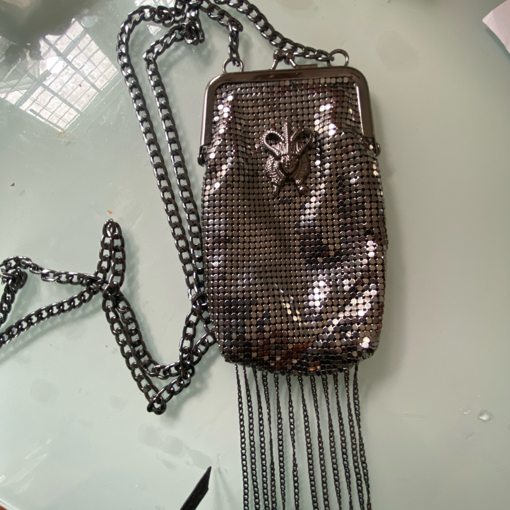 Silver Chainmail Evening Bag